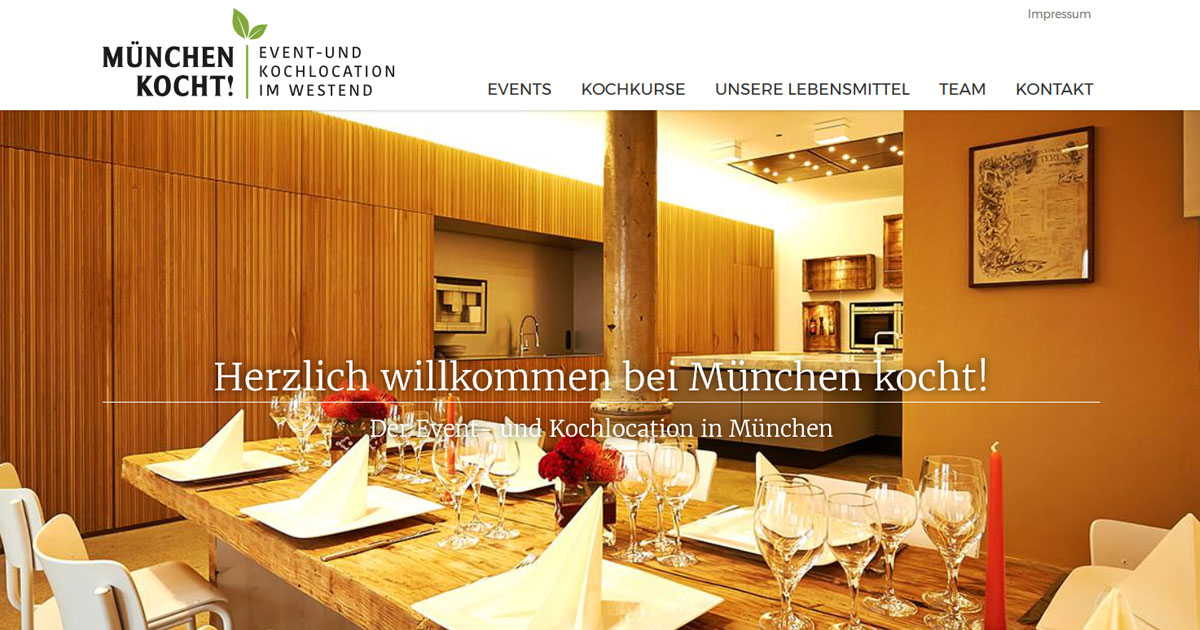 Bild von der Webseite von München kocht!